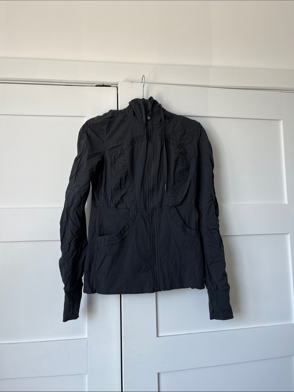 lululemon athletica Reversible Black Full-Zip Hooded Jacket